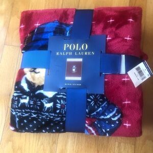 Blanket polo bear 50x 70